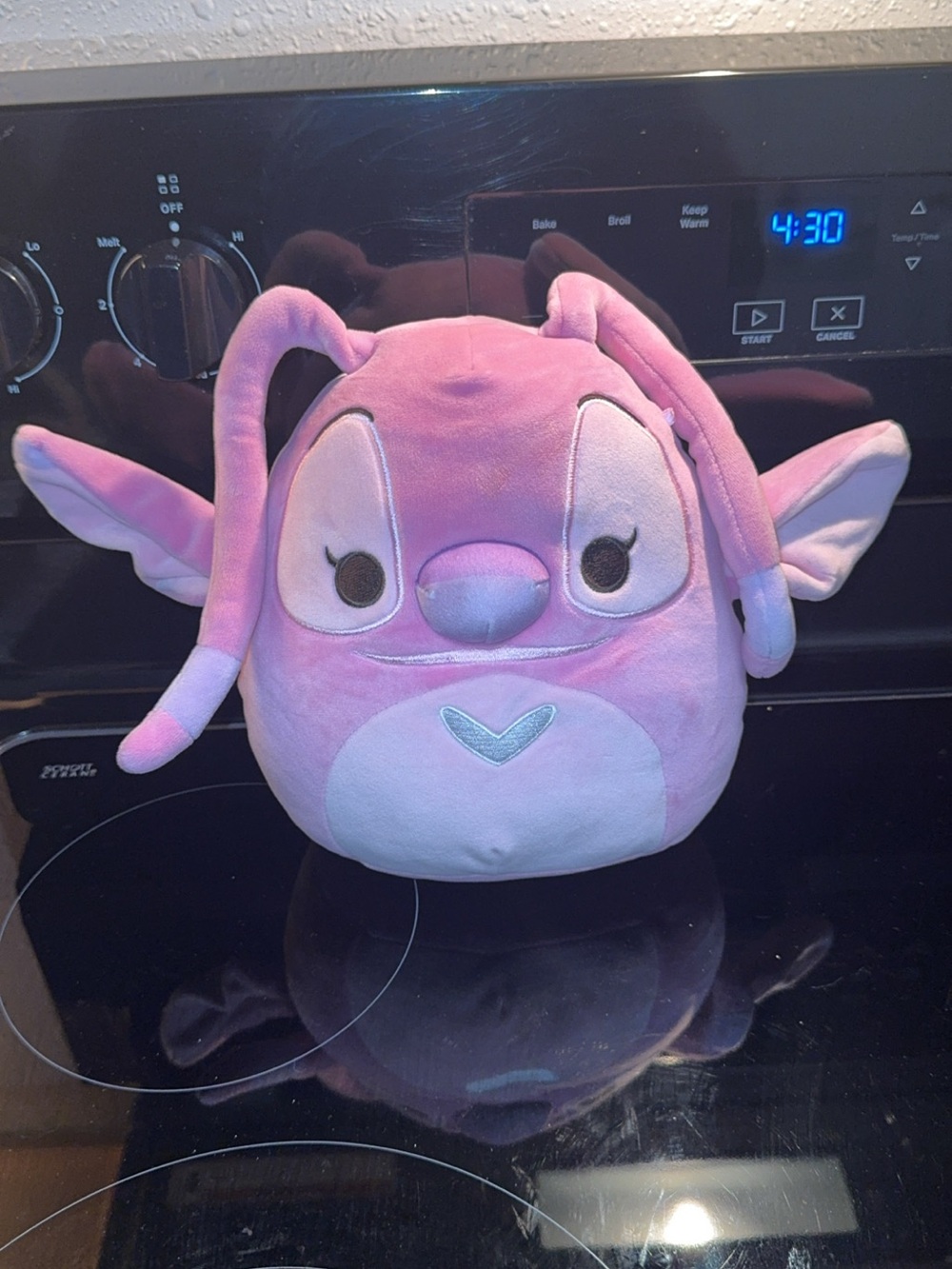 Disney Pink Plush Character with Embroidered Detail